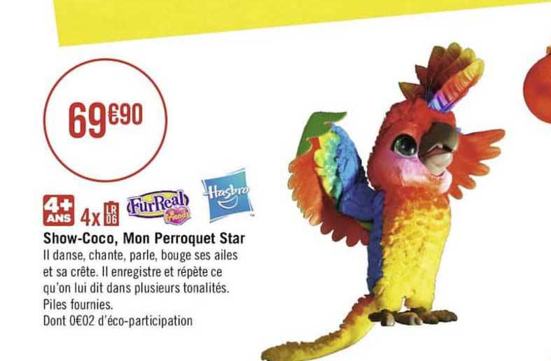 show coco, mon perroquet star furreal