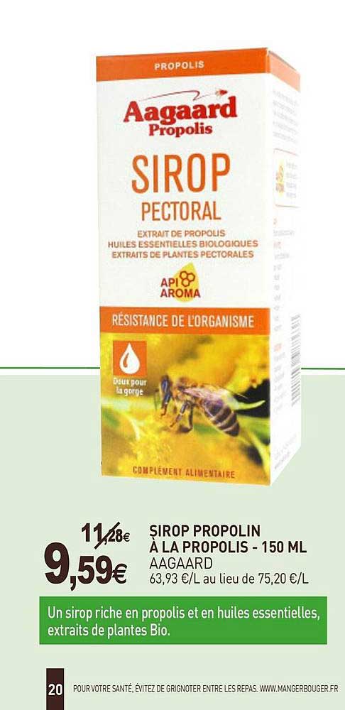 sirop propolin à la propolis aagaard