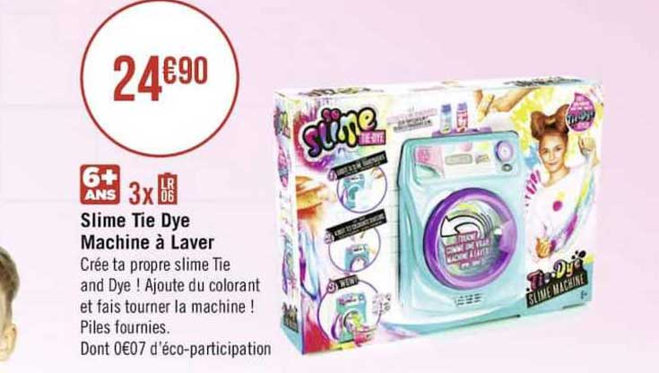 slime tie dye machine à laver