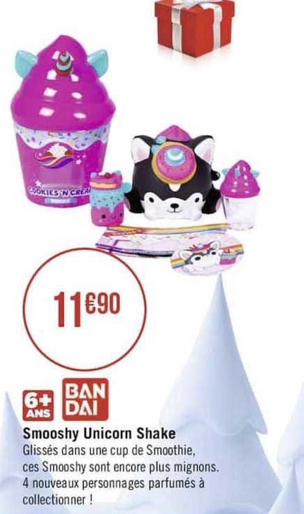 smooshy unicorn shake ban dai