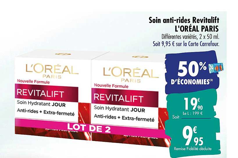 soin anti-rides revitalift l'oréal paris