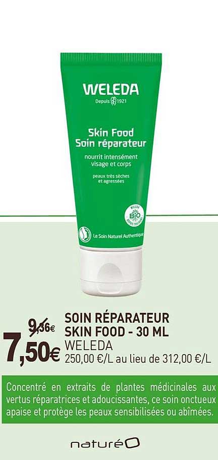 soin réparateur skin food weleda
