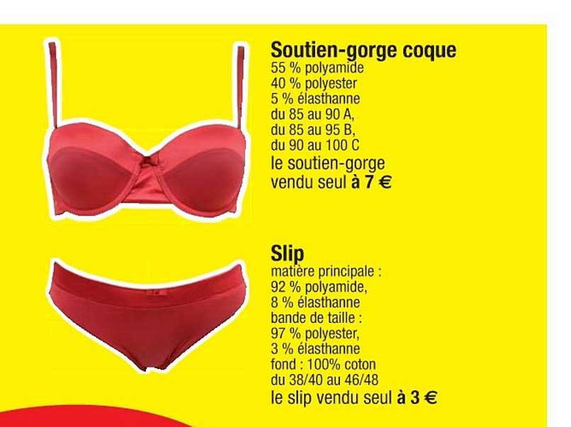 soutien gorge coque slip