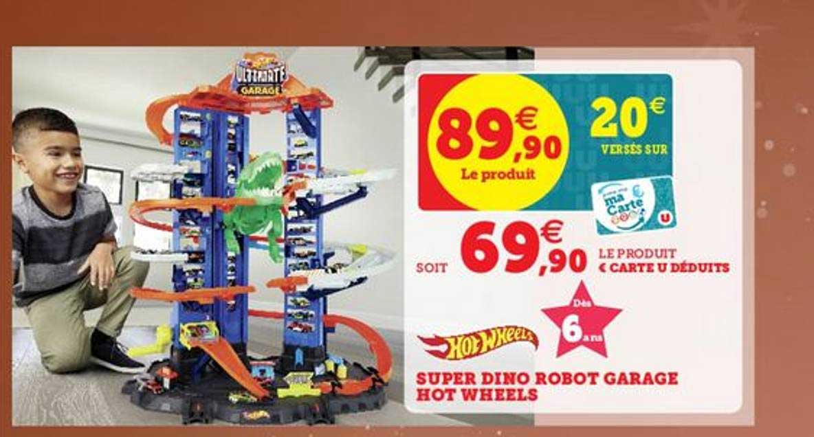 super dino robot garage hot wheels