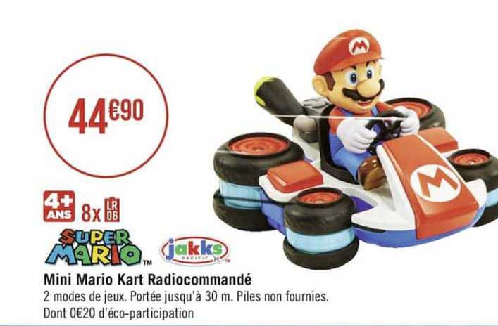 super mario mini mario kart radiocommandé