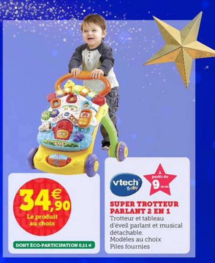 super trotteur parlant 2 en 1