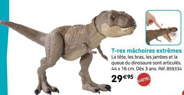 t rex mâchoires extrêmes
