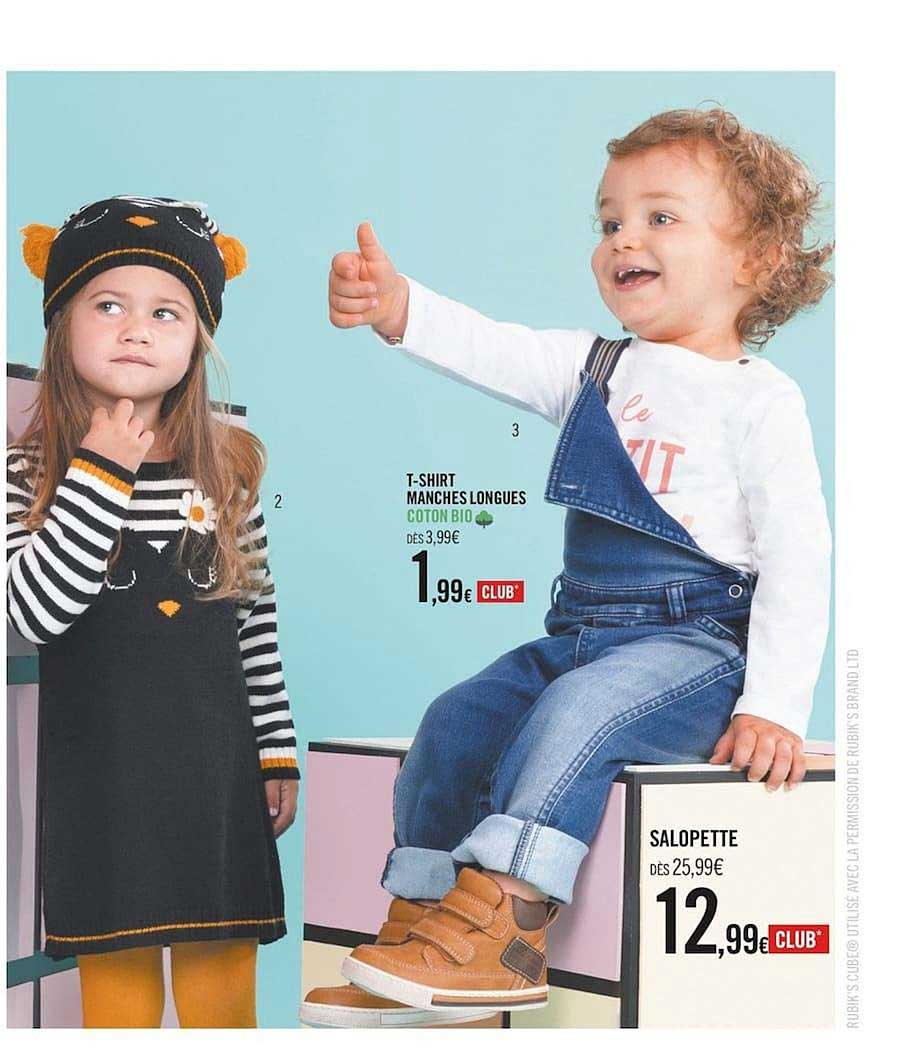 t shirt manches longues salopette