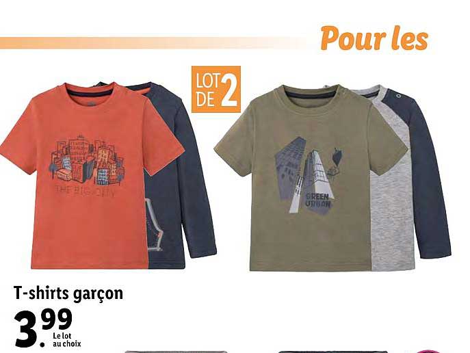 t-shirts garçon