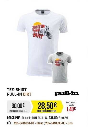 tee-shirt pull-in dirt