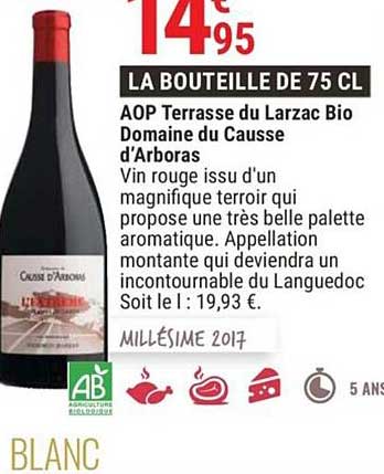 terrasse du larzac bio domaine du causse d'arboras