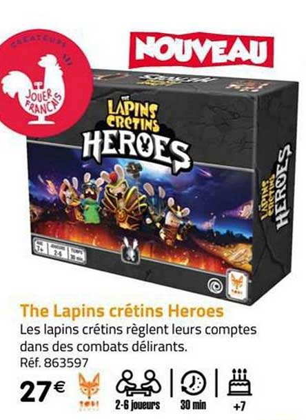 the lapins crétins heroes