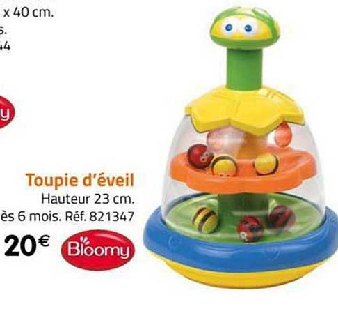 toupie d'éveil bloomy