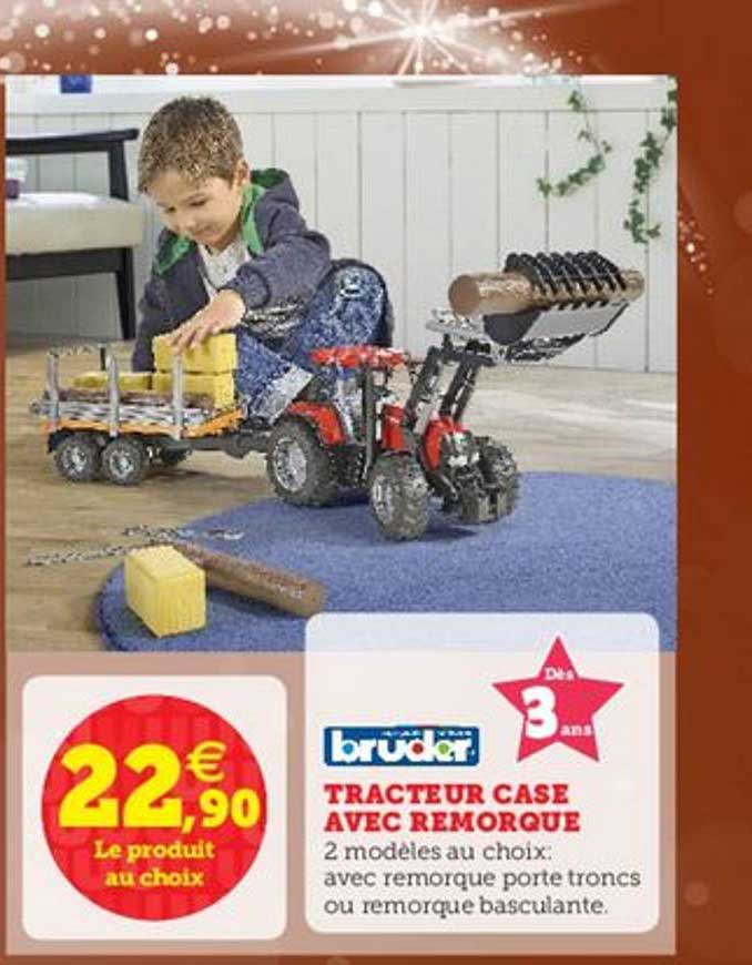 Tracteur Case Avec Remorque