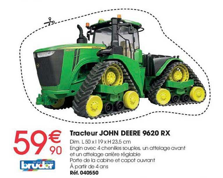tracteur john deere 9620 rx bruder