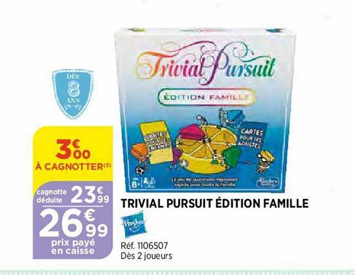 trivial pursuit édition famille