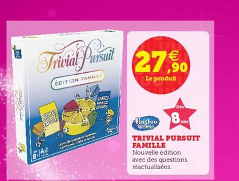 trivial pursuit famille hasbro gaming