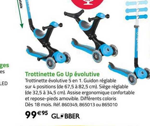 trottinette go up évolutive globber
