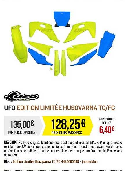 ufo edition limitée husqvarna tc-fc