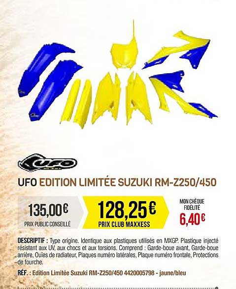 ufo edition limitée suzuki rm-z250-450
