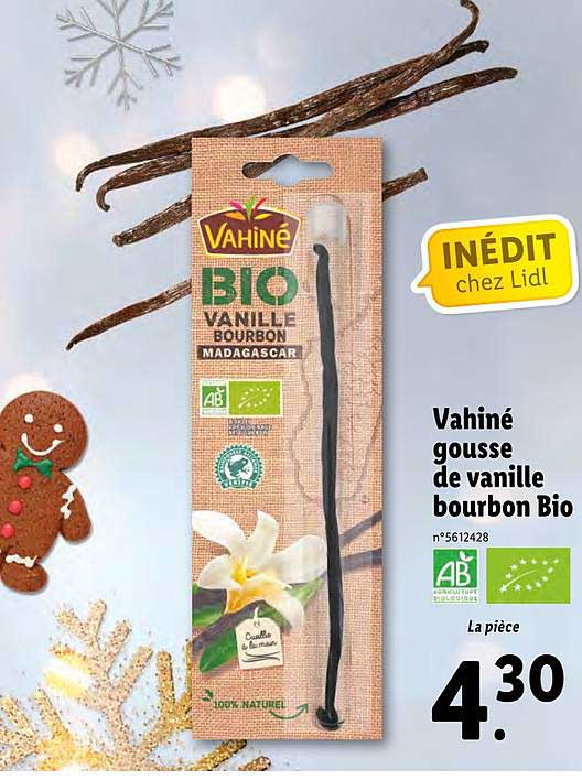 vahiné gousse de vanille bourbon bio