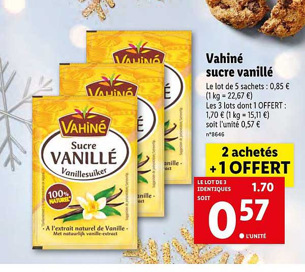 Vahiné Sucre Vanillé