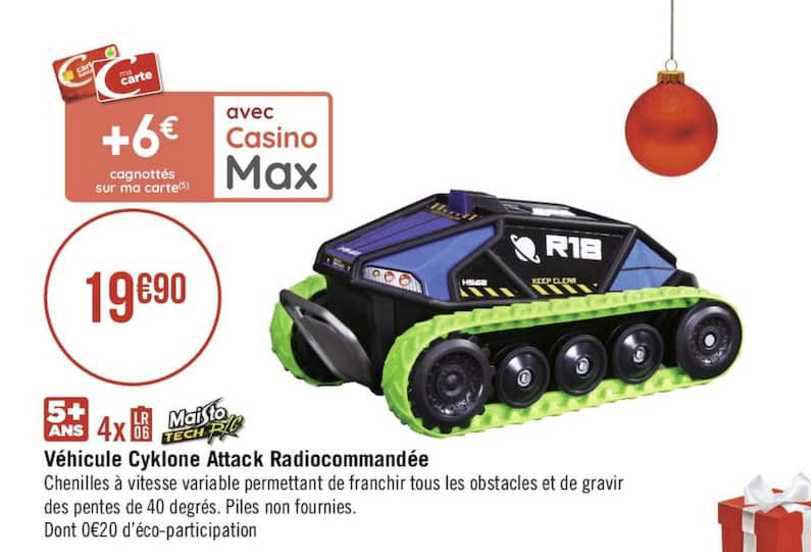 véhicule cyklone attack radicommandée