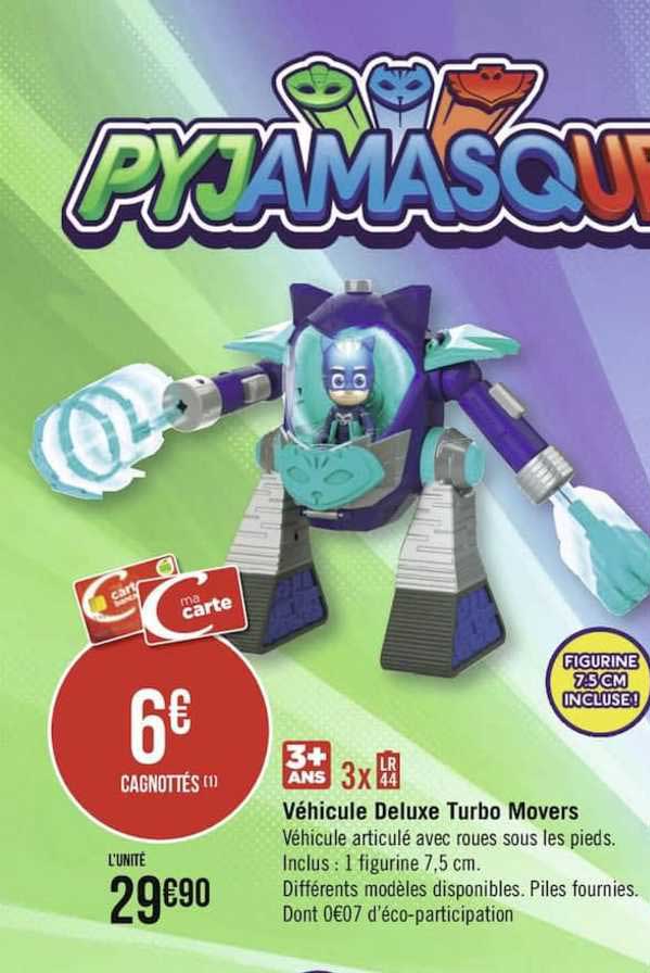 Véhicule Deluxe Turbo Movers Pyjamasque