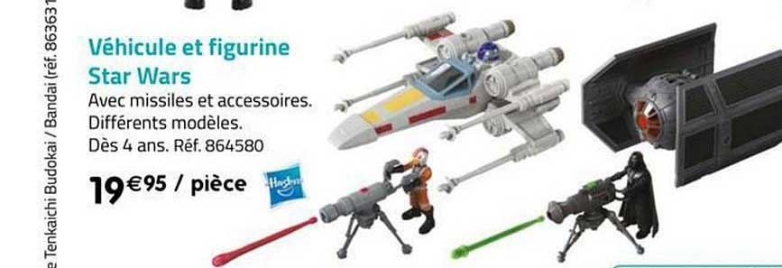 véhicule et figurine star wars