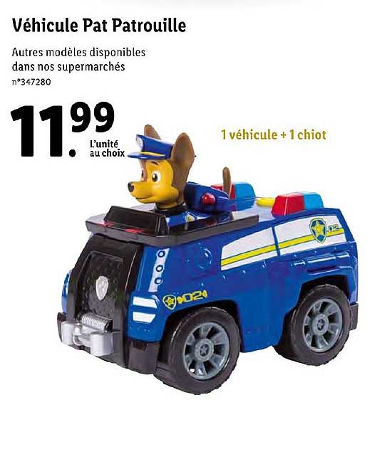 véhicule pat patrouille