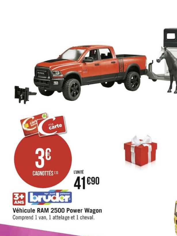 véhicule ram 2500 power wagon bruder