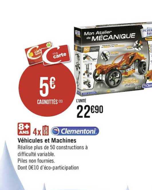 véhicules et machines clementoni