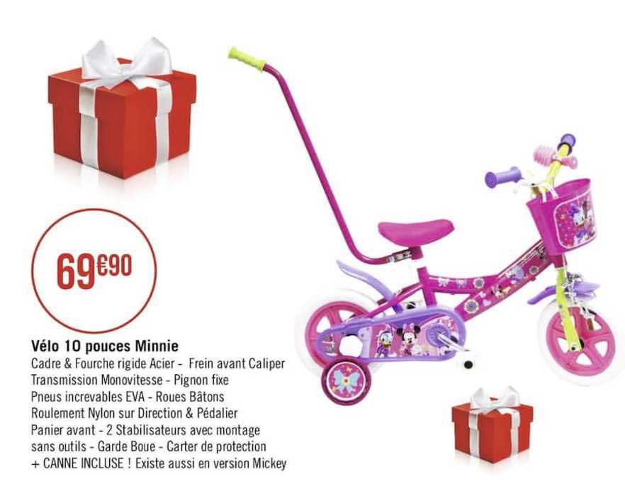 vélo 10 pouces minie