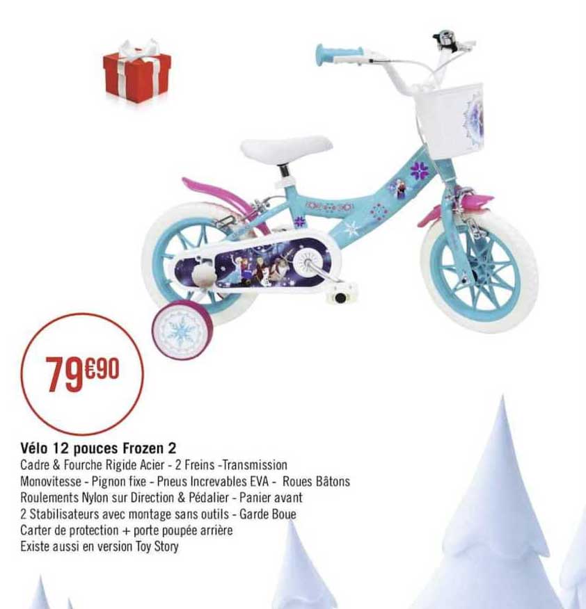vélo 12 pouces frozen 2