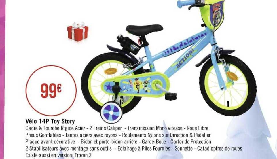 vélo 14p toy story