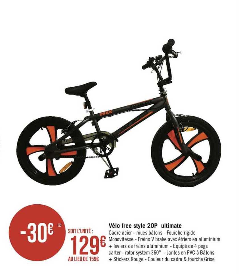 vélo free style 20p ultimate