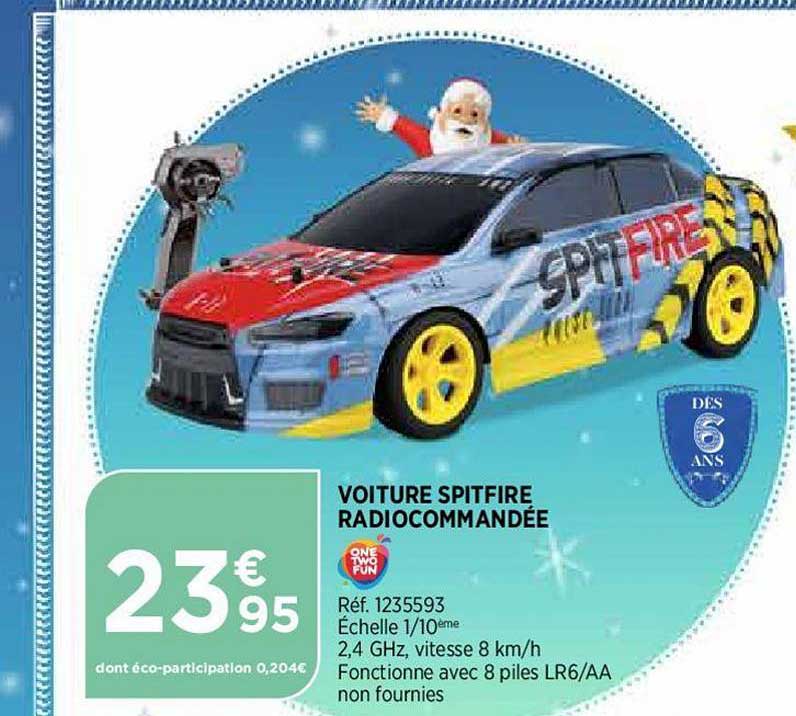 Voiture Spitfire Radioccomandée On Two Fun