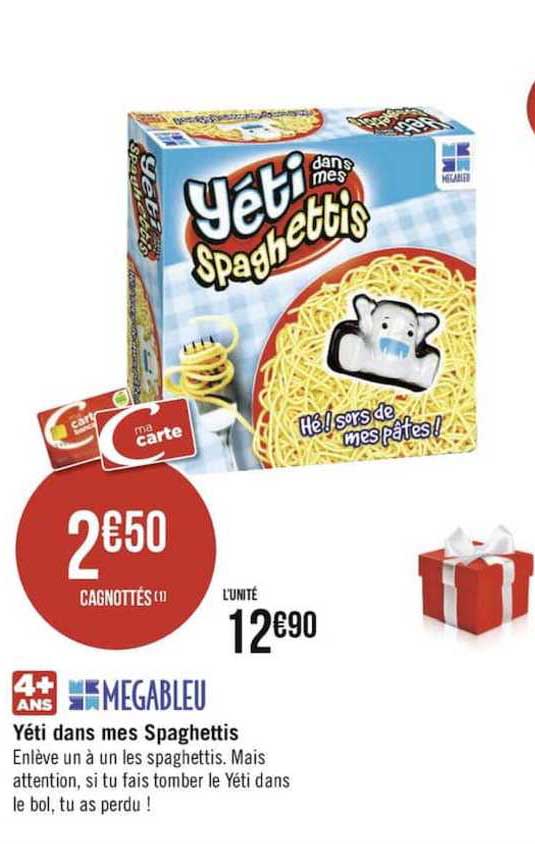 yéti dans mes spaghettis megableu