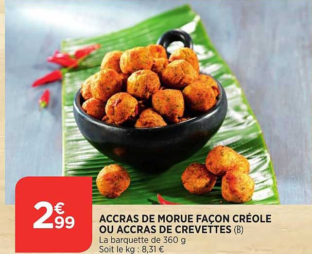 accras de morue façon créole ou accras de crevettes