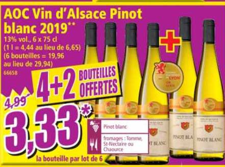 Aoc Vin D'alsace Pinot Blanc 2019