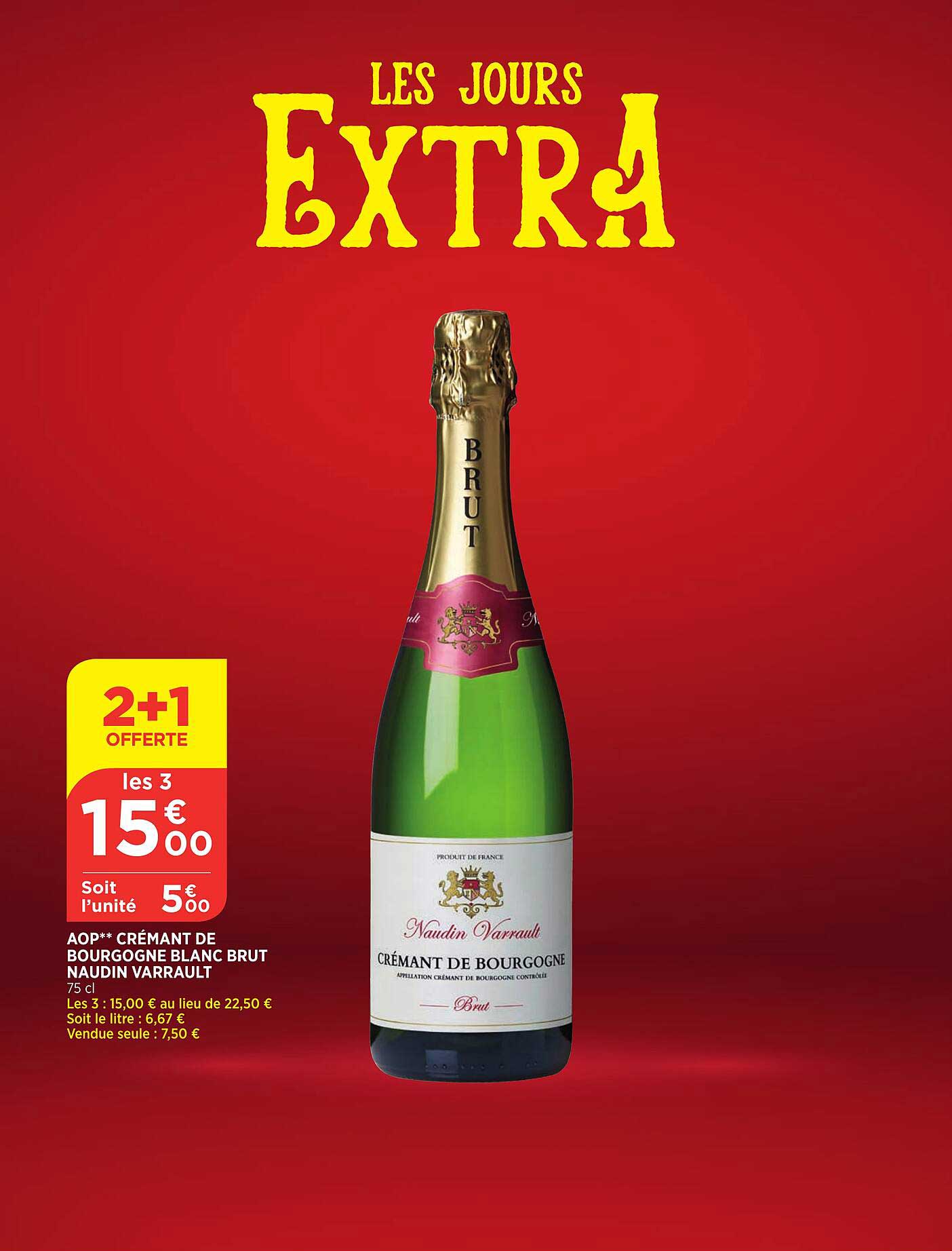 aop crémant de bourgogne blanc brut naudin varrault