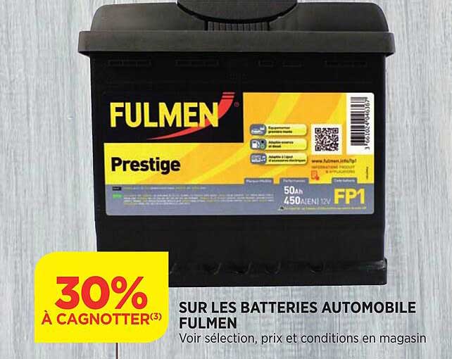 batteries automobile fulmen