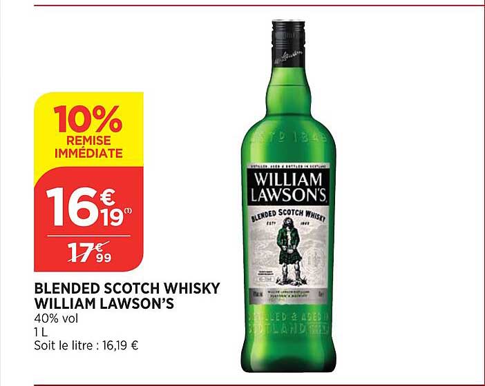 blended scotch whisky william lawson's