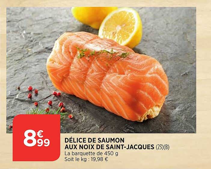 Délice De Saumon Au Noix De Saint-jacques