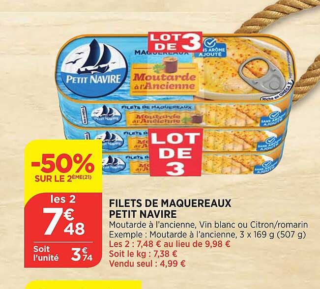 Filets De Maquereaux Petit Navire