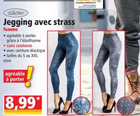jegging avec strass elleNor
