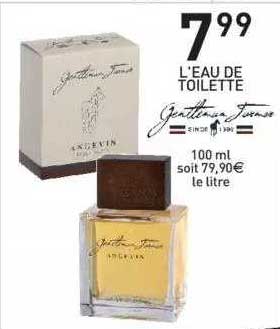 l'eau de toilette