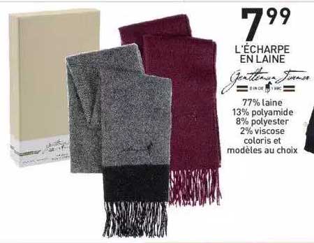 l'écharpe en laine