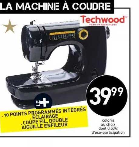 la machine à coudre techwood