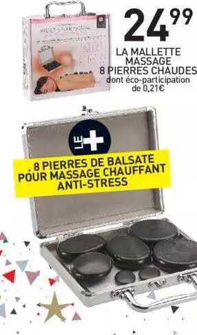 la mallette massage 8 pierres chaudes